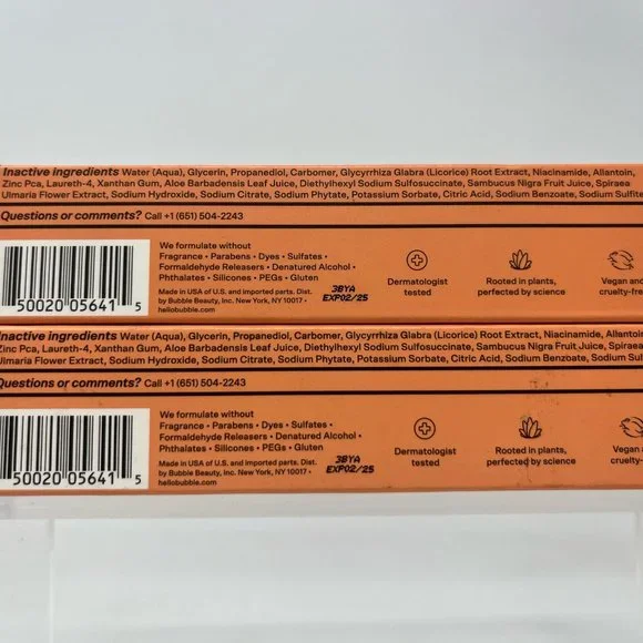 Lot of 2 Bubble Fade Away Acne Spot Treatment 5% Benzoyl Peroxide - Picture 2 of 3